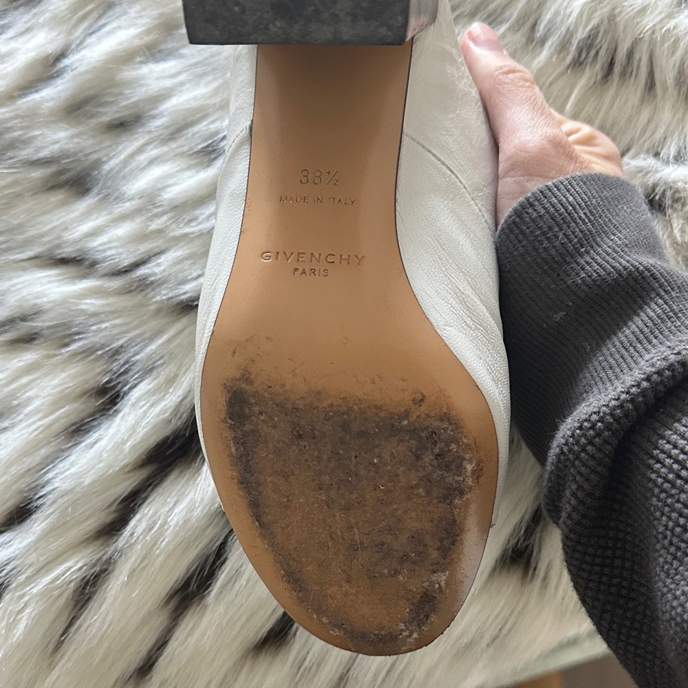Givenchy Cream and Gold Mules - Picture 6 of 6